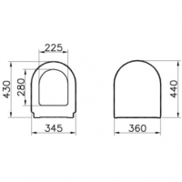 Комплект инсталляция и унитаз 9012B003-7205 VITRA схема 6