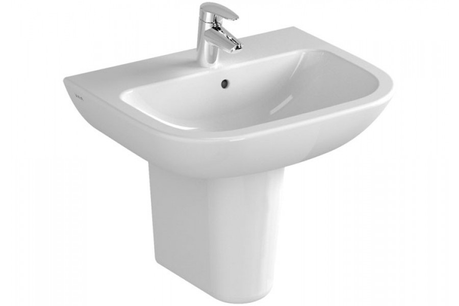 Раковина шириной 55 см VITRA S20 5502B003-0001 ФОТО