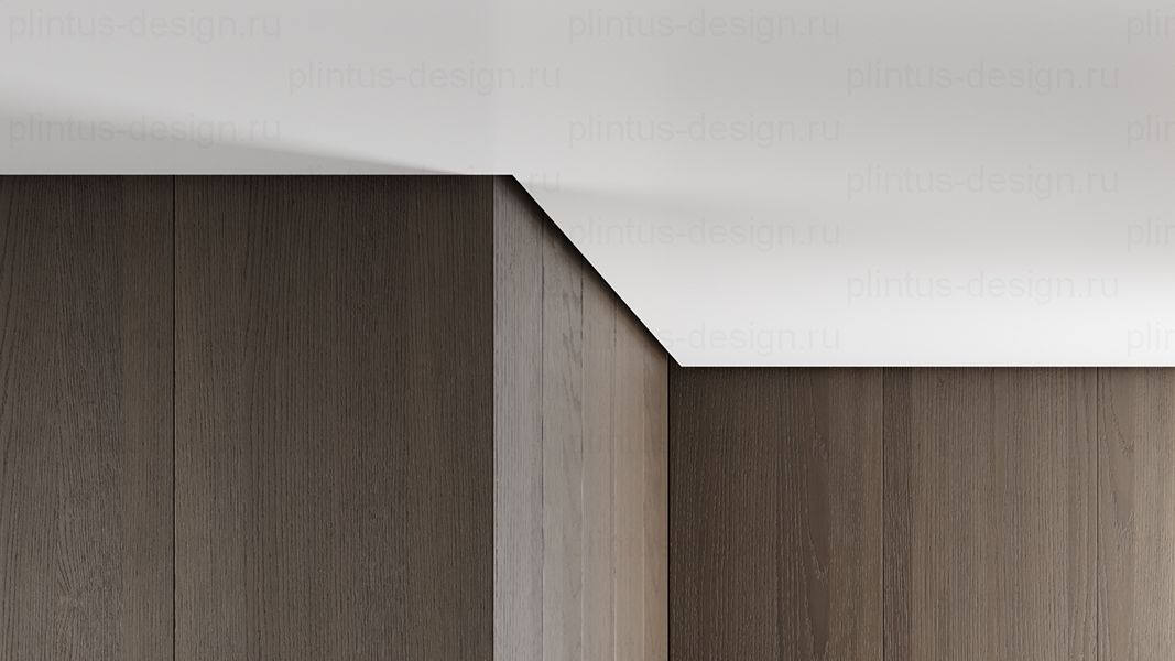 Теневой профиль ФЕСО для потолка из ГКЛ, зазор 15 мм