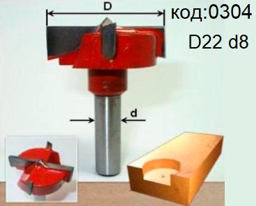 Фреза (сверло) для врезки петель Форстнера. Код:0304