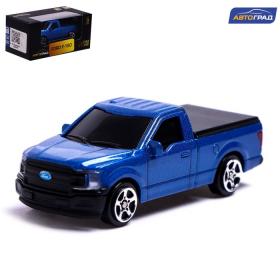 Машина металлическая FORD F-150, 1:64, цвет синий