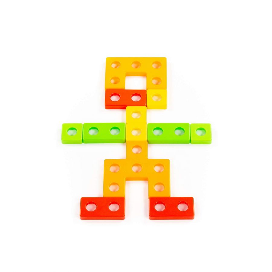 Игрушка развивающая "3D пазл" №2 (21 элемент) (в коробке)