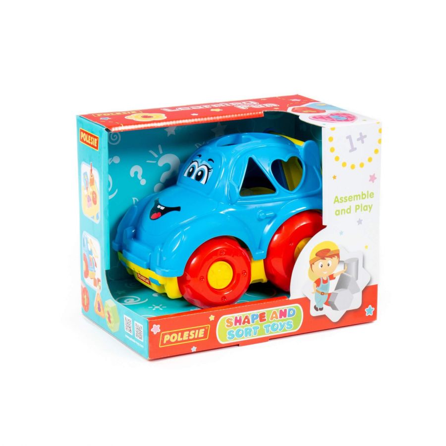 Игрушка развивающая "Автомобиль легковой" (в коробке)