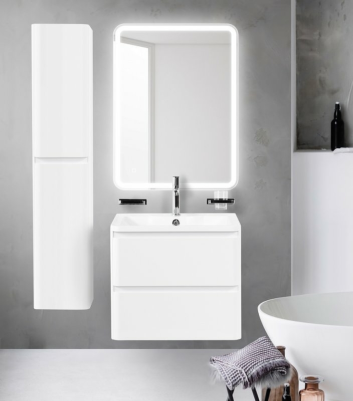 Подвесная тумба под раковину BelBagno ALBANO-600-2C-SO схема 2