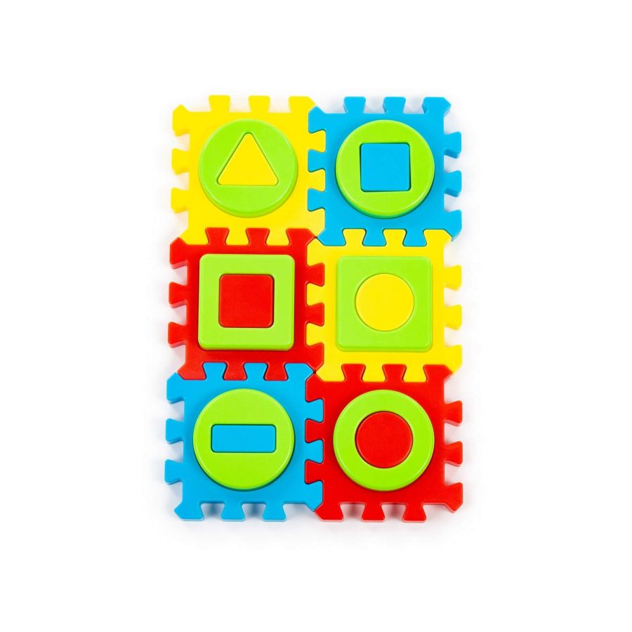 Игрушка развивающая "Пазл" №1 (12 элементов) (в пакете)