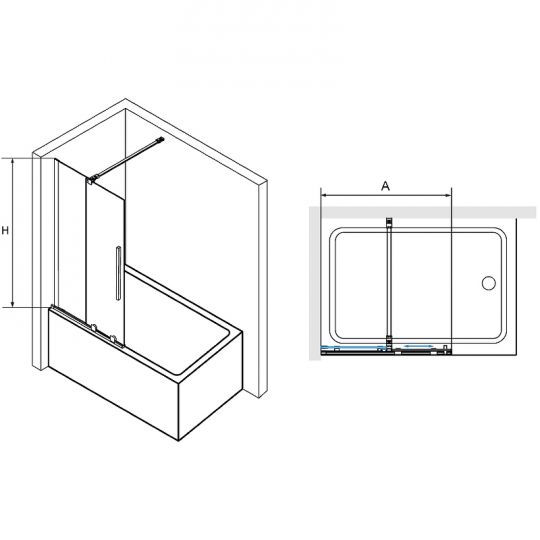 Шторка на ванну RGW Screens SC-47 120x150 41114712 схема 8