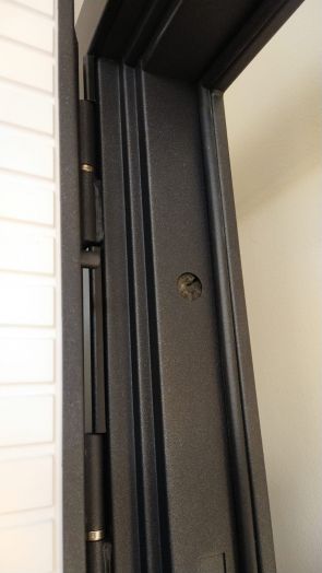 Входная дверь Лабиринт ACUSTIC 30 Серый софт рельеф