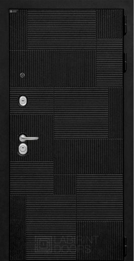 Входная дверь Лабиринт PAZL 29 Серый софт рельеф