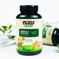 Now Foods Pets Омега 3 для собак и кошек, 180 капсул.
