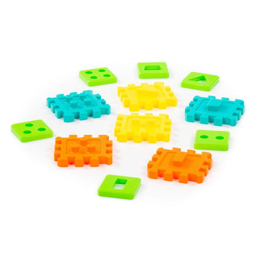 Игрушка развивающая "Пазл" №2 (12 элементов) (в пакете)