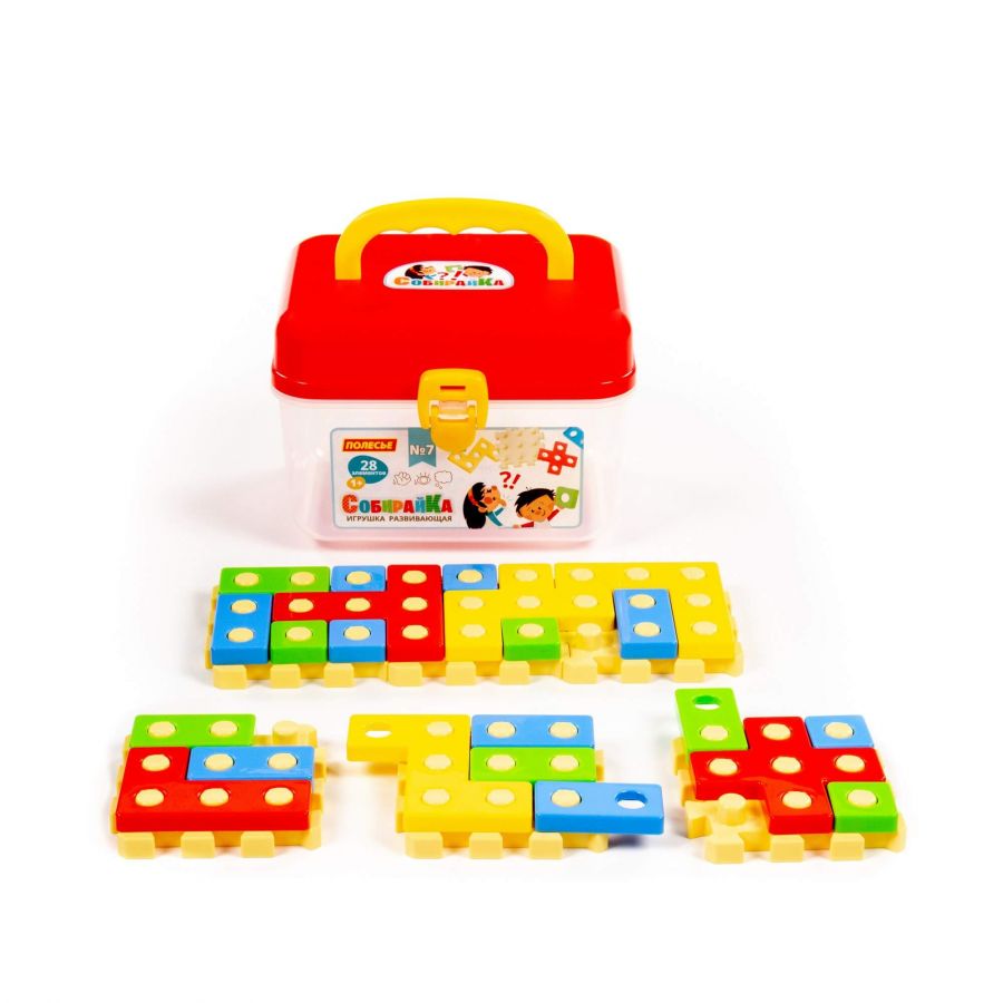 Игрушка развивающая "СобирайКа" №7 (28 элементов) (в чемоданчике)
