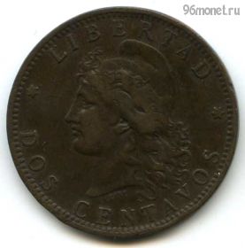 Аргентина 2 сентаво 1884