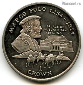 Остров Мэн 1 крона 1998