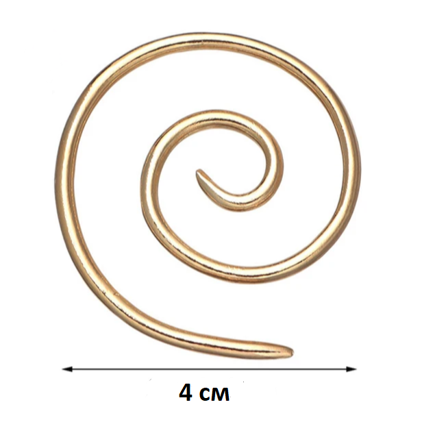 Спица спиральная многофункциональная (игла/маркер/булавка) для вязания 40мм металл Разные цвета (AKS)
