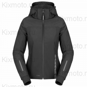 Мотокуртка женская Spidi Hoodie II H2Out, Черная