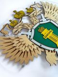 Герб прокуратуры РФ деревянный