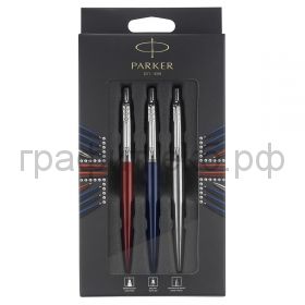 Набор Parker Jotter Ручка шарик.+ Ручка гелевая + Карандаш LondonTrio 2032740