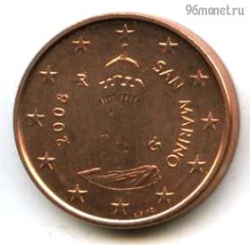 Сан-Марино 1 евроцент 2008