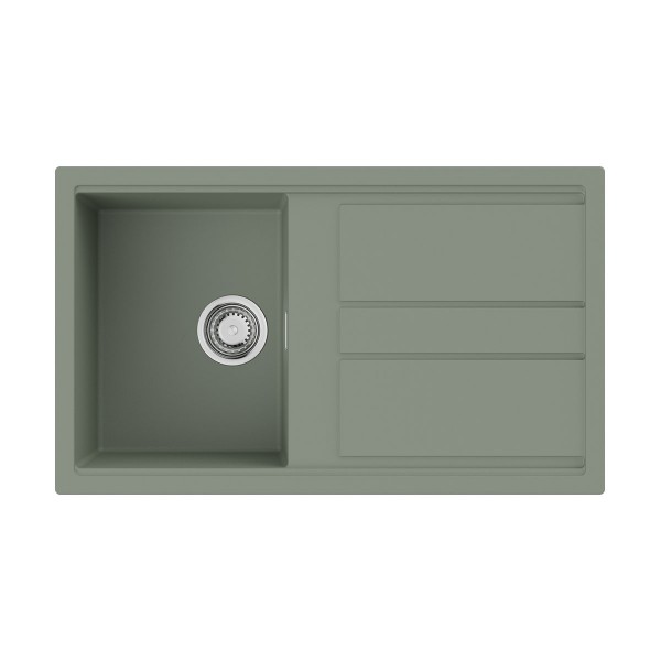 Мойка кухонная Omoikiri Kitagawa 86 WG 4993250 Artceramic, wind green схема 1