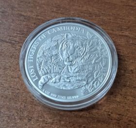 Камбоджа 3000 риелей "Потерянные тигры Камбоджи" 2023 год UNC