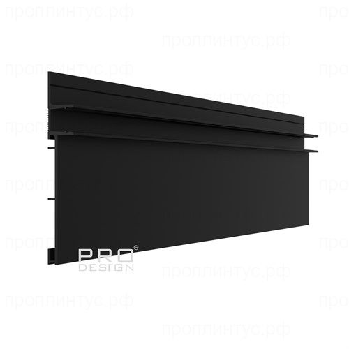 Плинтус скрытого монтажа Pro Design Combo 603 чёрный