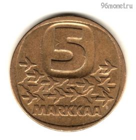 Финляндия 5 марок 1989 M