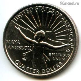 США 25 центов 2022 D