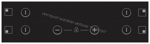 Встраиваемая электрическая варочная панель CANDY CH 64 ХB