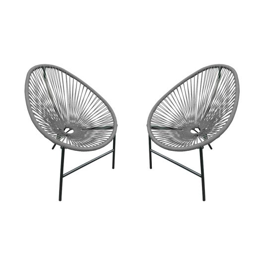 Стул ACAPULCO без подушки (Прут soft серый)