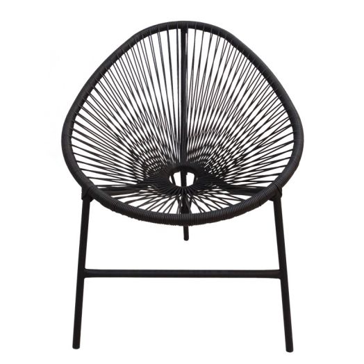 Стул ACAPULCO без подушки (Прут soft чёрный)