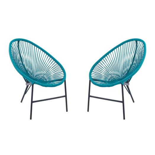 Комплект ACAPULСO (2 стула, стол) (Прут soft бирюзовый)