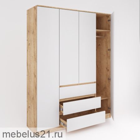 Шкаф Охта Лайт 1600.3