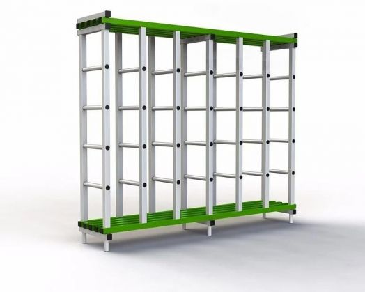 Стеллаж  пластиковый в бассейн  2000x600x2000 мм