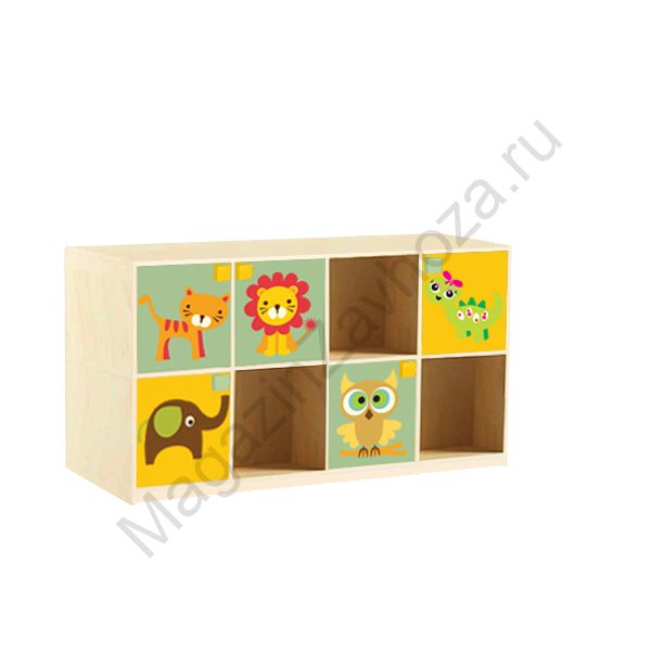 СТЕНКА ДЕТСКАЯ МОДЕЛЬ 5/9 С ДЕКОРАТИВНЫМИ НАКЛАДКАМИ