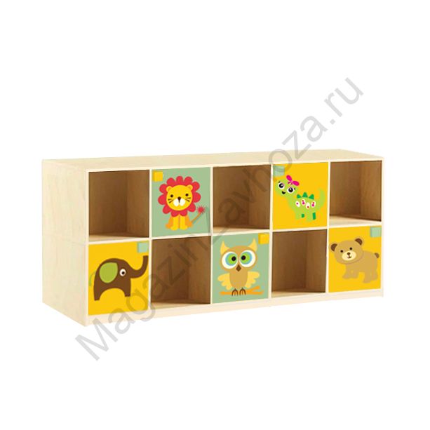 СТЕНКА ДЕТСКАЯ МОДЕЛЬ 5/13 С ДЕКОРАТИВНЫМИ НАКЛАДКАМИ