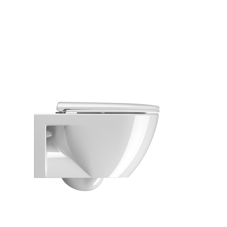 Подвесной унитаз безободковый GSI PURA ECO 8807 Swirlflush ФОТО