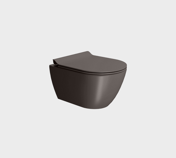 Унитаз подвесной GSI PURA 881616 Swirlflush, для крепежа FISR2, Bistro Opaco