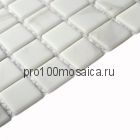 Mia white (matt) стекло .Мозаика серия CRYSTAL, размер, чип 23*23 мм:300*300*4 (Bonaparte)