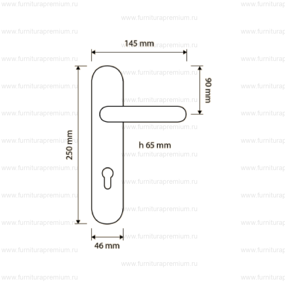 Ручка на планке Linea Cali Idea Crystal 871 PL