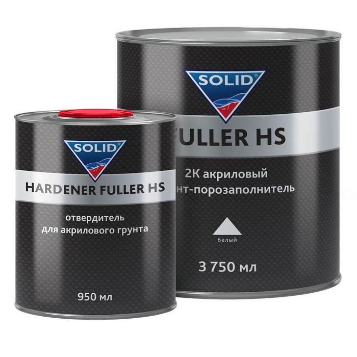 Solid PROF FULLER HS WHITE грунт-наполнитель 4+1, цвет: белый, 3,75л. + 0,95л., комплект