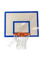 Щит баскетбольный 1200х900, стеклопласт, с кольцом, сеткой AV436/50