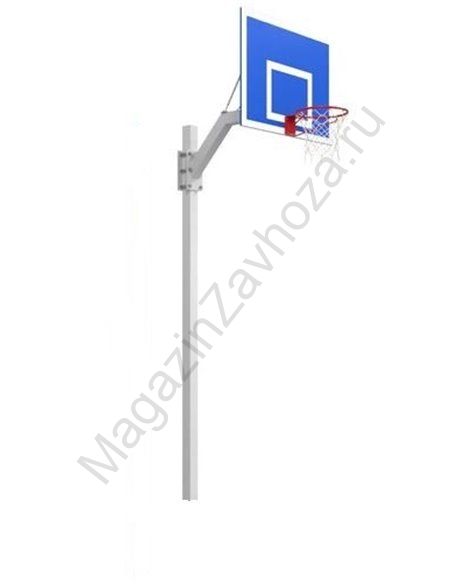 Стойка баскетбольная разборная регулируемая под бетонирование вынос 600 мм AV451/50
