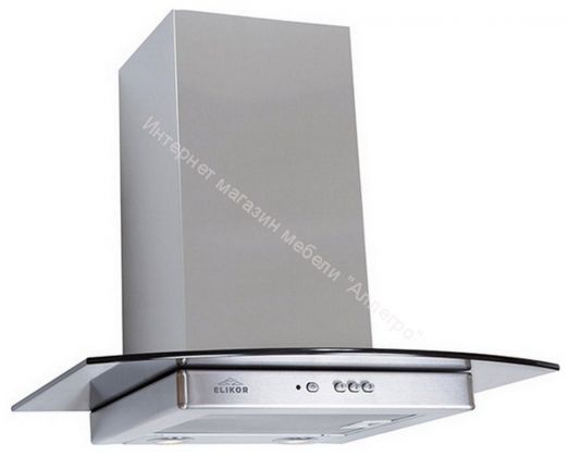 Вытяжка ELIKOR Кристалл 60Н-430-К3Д нержавеющая сталь/стекло тонированное (941248)