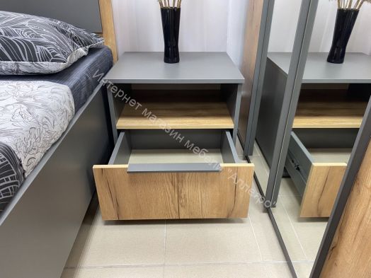 Тумба прикроватная с ящиком и нишей "Стил"