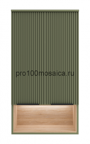 Шкаф Brevita Enfida 60 над стиральной машиной подвесной (зеленый)