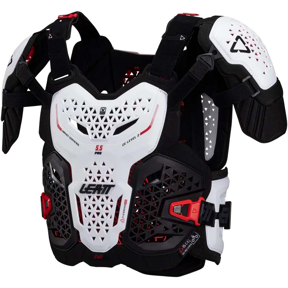 Leatt Chest Protector 5.5 Pro Evo White (2026) защитный жилет