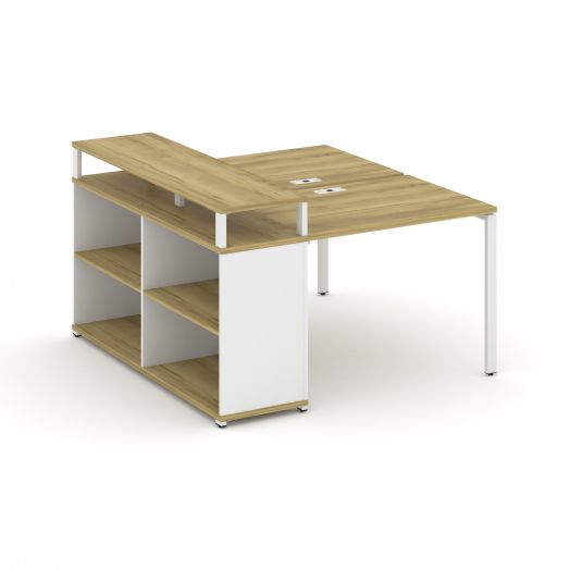 Concept Рабочая станция с опорным стеллажом с верх. горизонтом CN.DRS-205  1400х1480х917