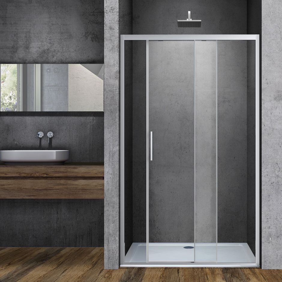 Изображение Раздвижная душевая дверь Vincea VDS-3SO100CL 100х195 см