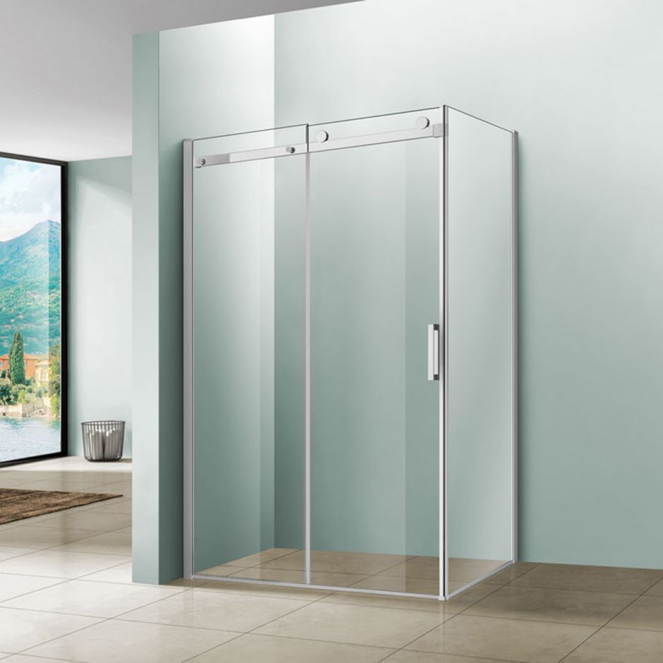 Раздвижной душевой уголок Vincea VSR-1C9015CL 150х90 см