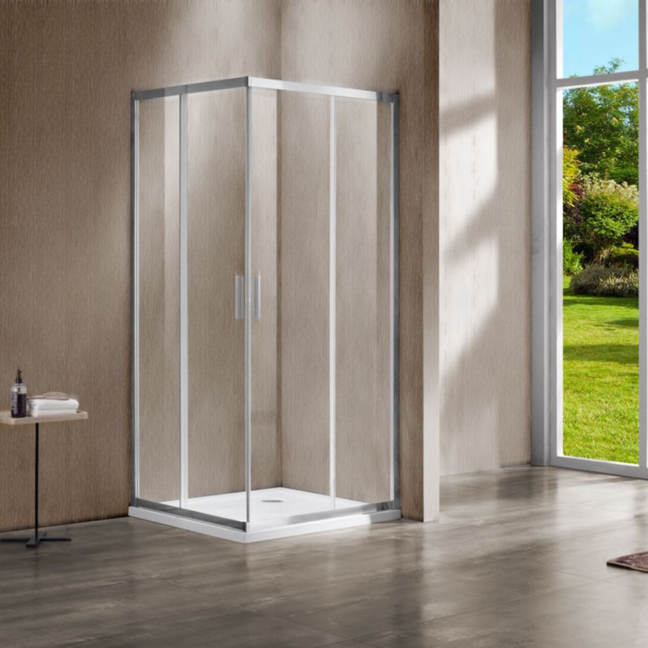 Изображение Двухдверный душевой уголок Vincea VSS-1G9011C 110х90 см